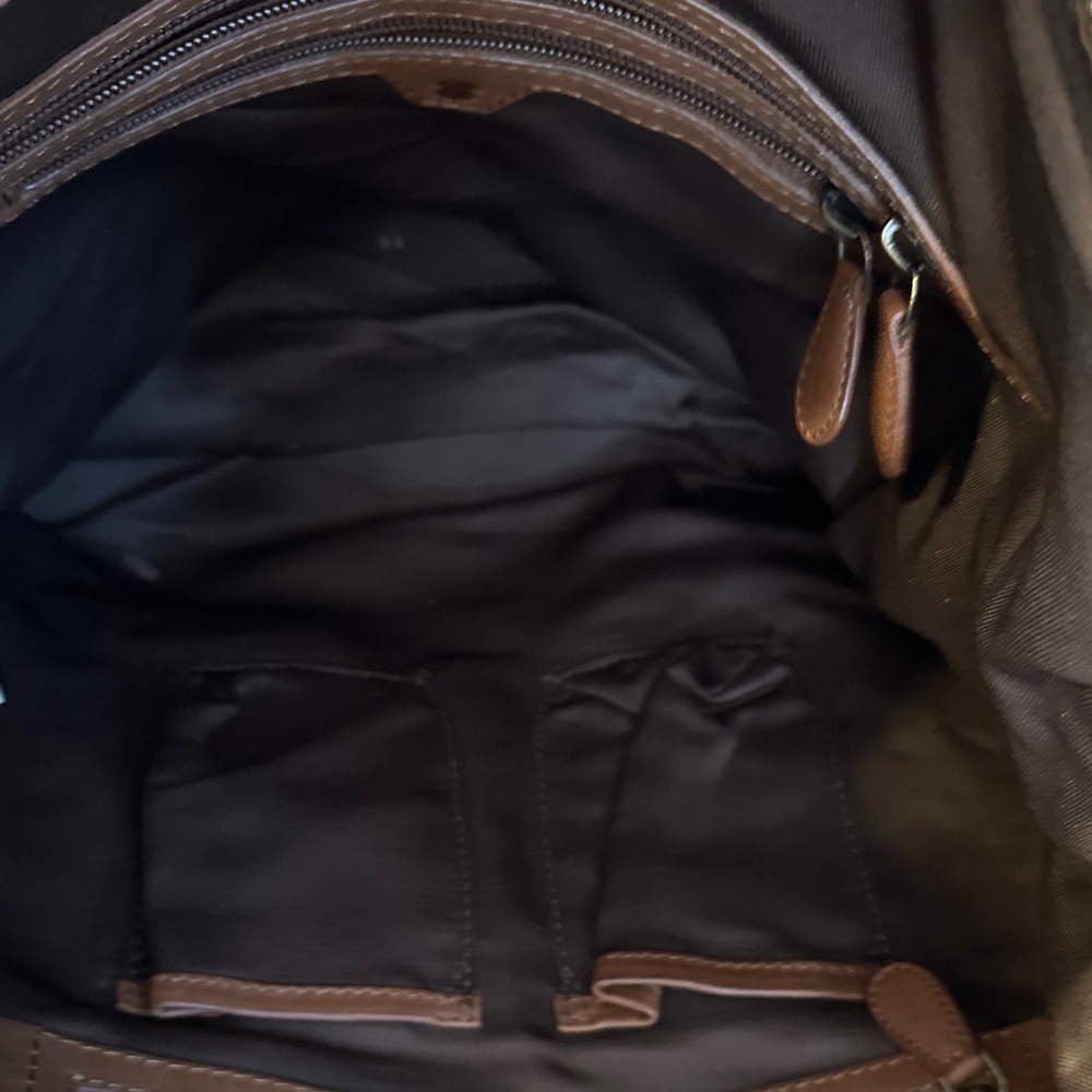 Lucky Brand Tan and Brown Leather Tote - Picture 8 of 9